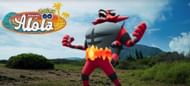 Pyroar, the fully-evolved Fire-type starter Pokemon of the Alola region (Image via Niantic)